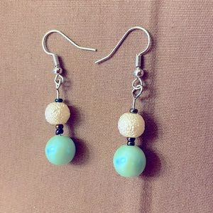 Handcrafted beaded earrings